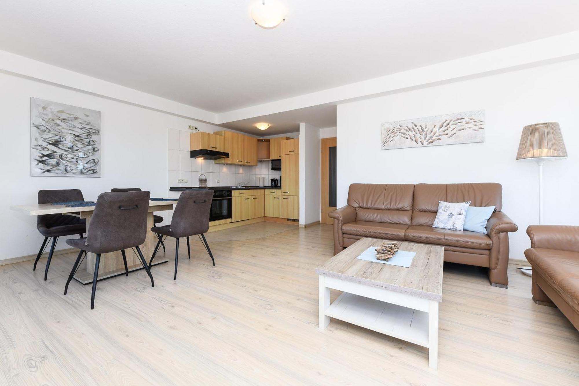 Haus Hafenblick Apartment Bensersiel Luaran gambar