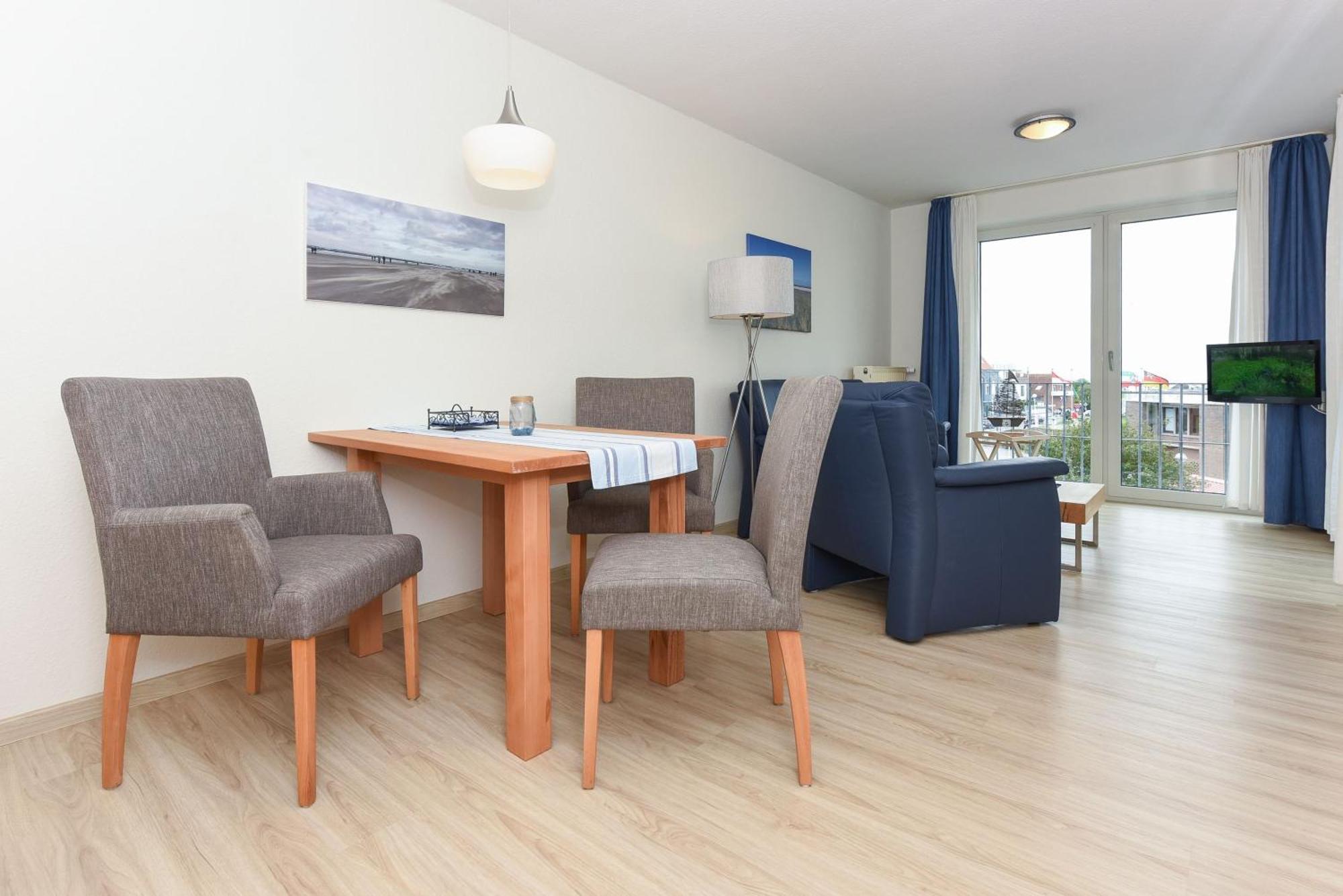 Haus Hafenblick Apartment Bensersiel Luaran gambar