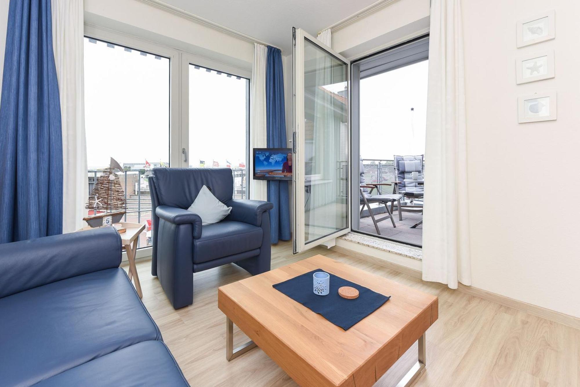 Haus Hafenblick Apartment Bensersiel Luaran gambar